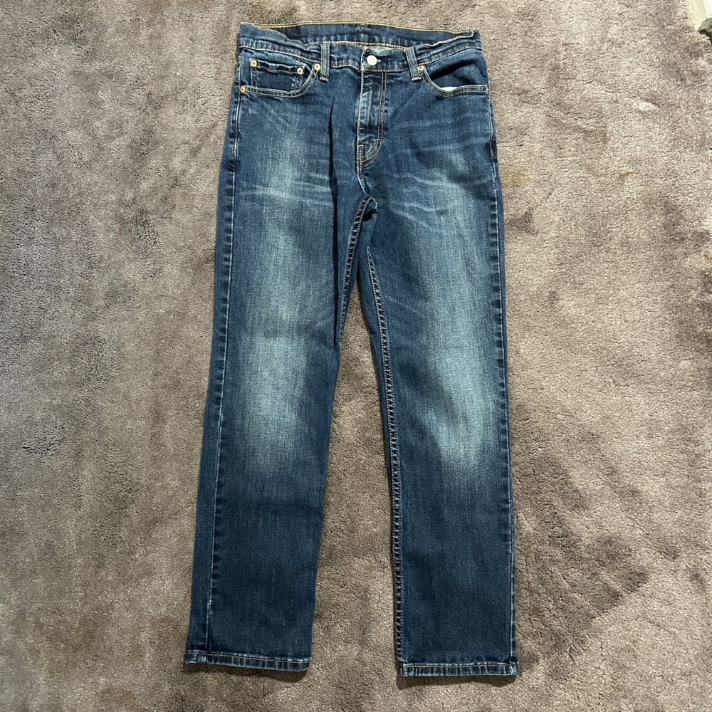 Levi's 511 Slim Jeans Mens 32x30 Light Wash Blue Stretch Denim